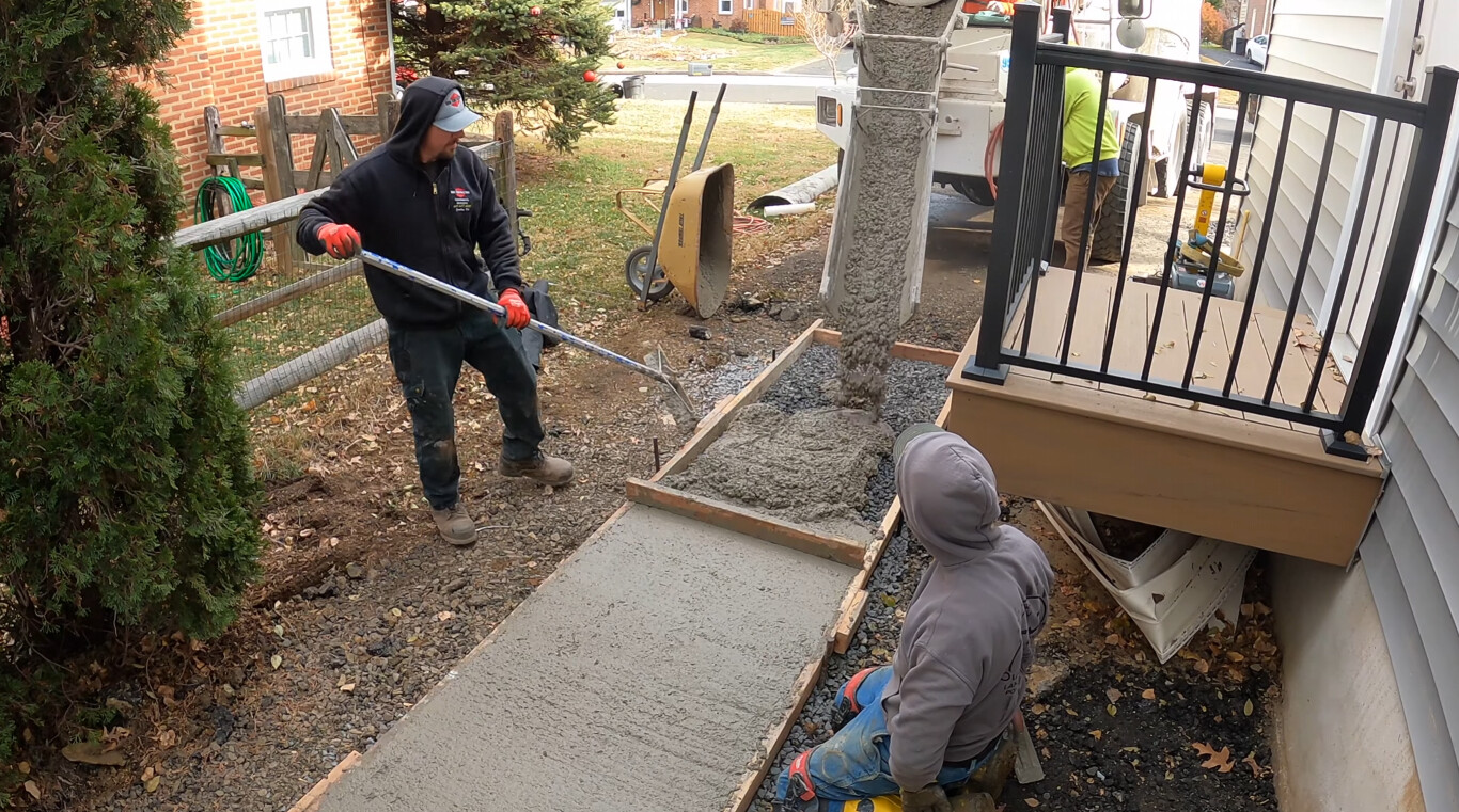 Sidewalks and walkway installation in Hacienda Heights